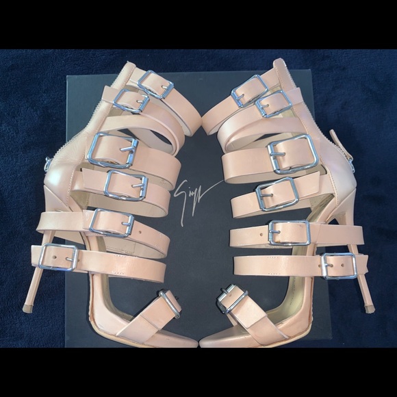 COPY - Giuseppe Zanotti Design Nude Multi Strap H… - Picture 10 of 14